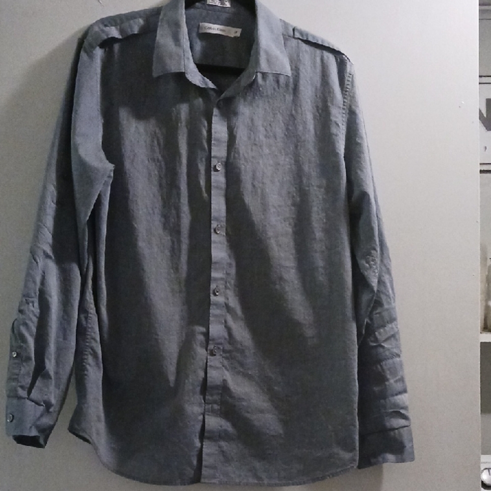 SPECIAL 2/$25 Men's  Calvin Klein Gray Shirt